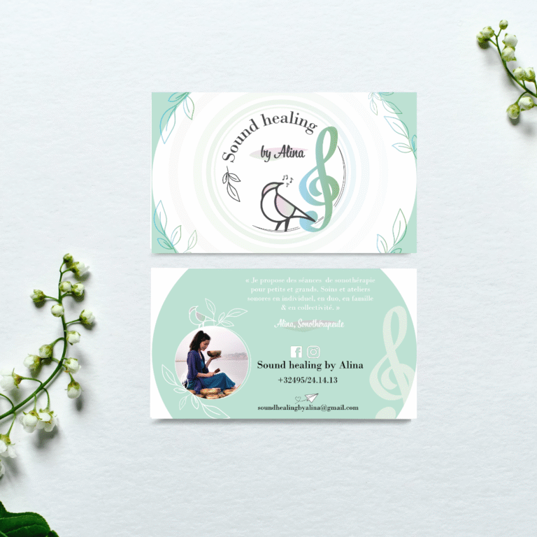 Sound Healing by Alina – carte de visite