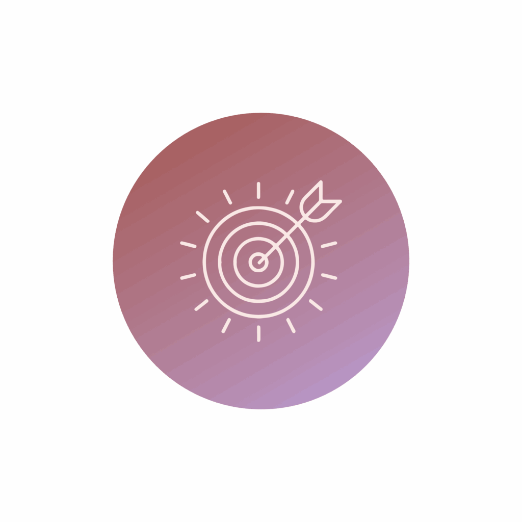 Pictogramme stratégie – définir le positionnement et la communication de marque