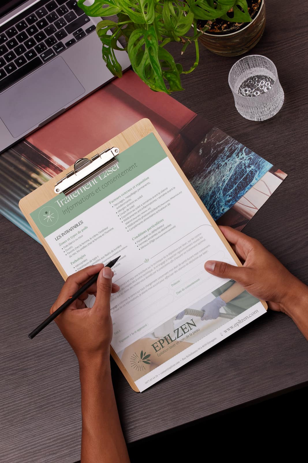 Création du formulaire de consentement éclairé pour Epilzen